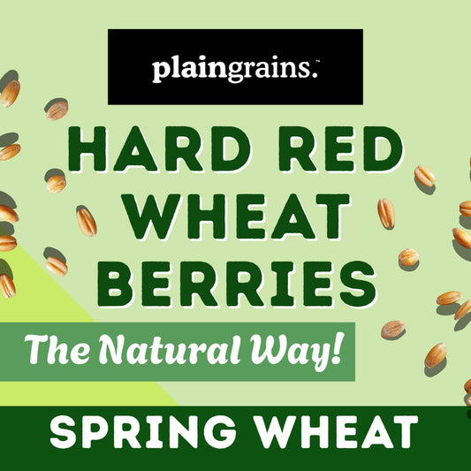 5.5 LB Dry Organic Hard Red Spring Wheat Berries | Single Box